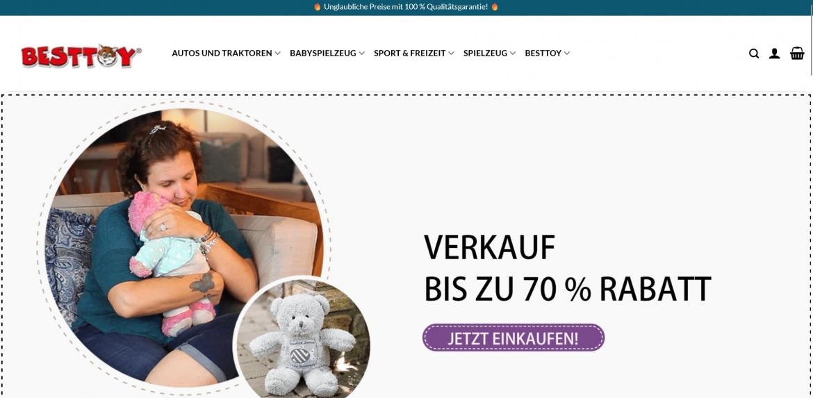 Fake-Shop: besttoyspielzeug.com (2025)