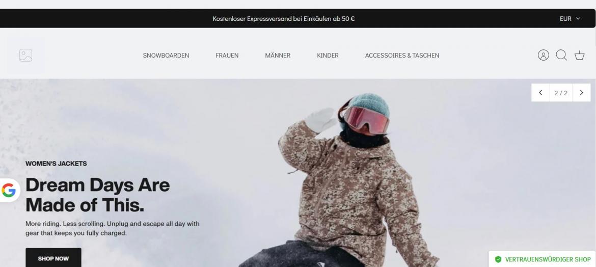 Fake-Shop: burton-snowboarding.com (2025)