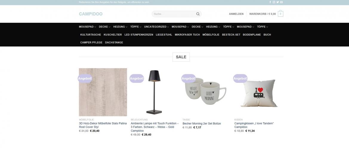 Fake-Shop: campidoo.shop (2024)