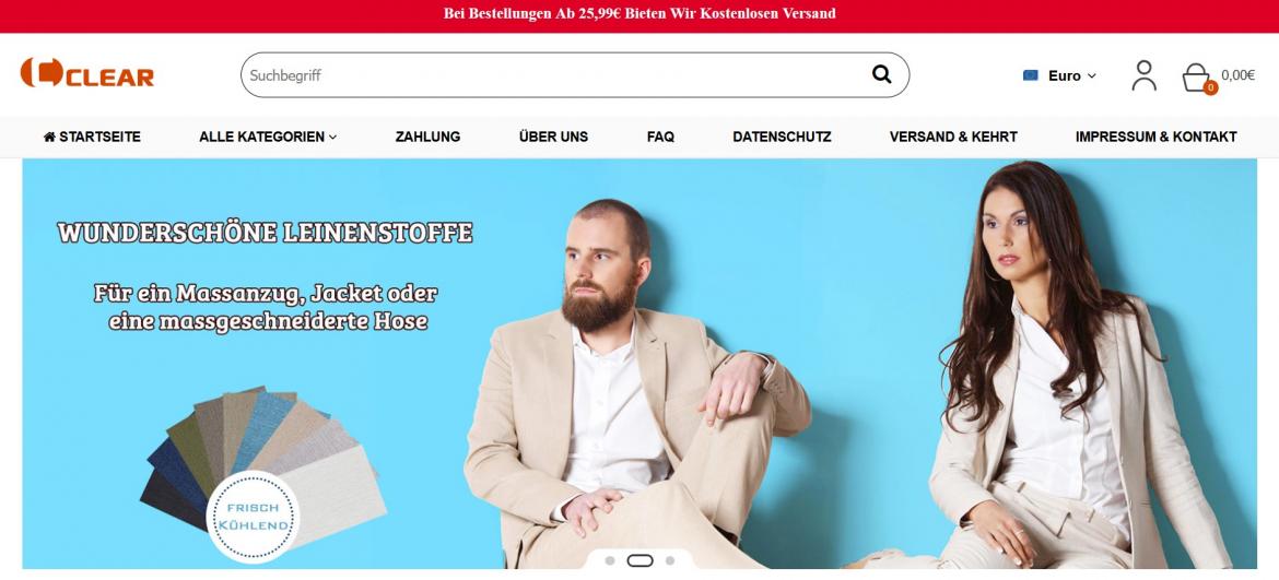 Fake-Shop: clearancecrest.com (2025)