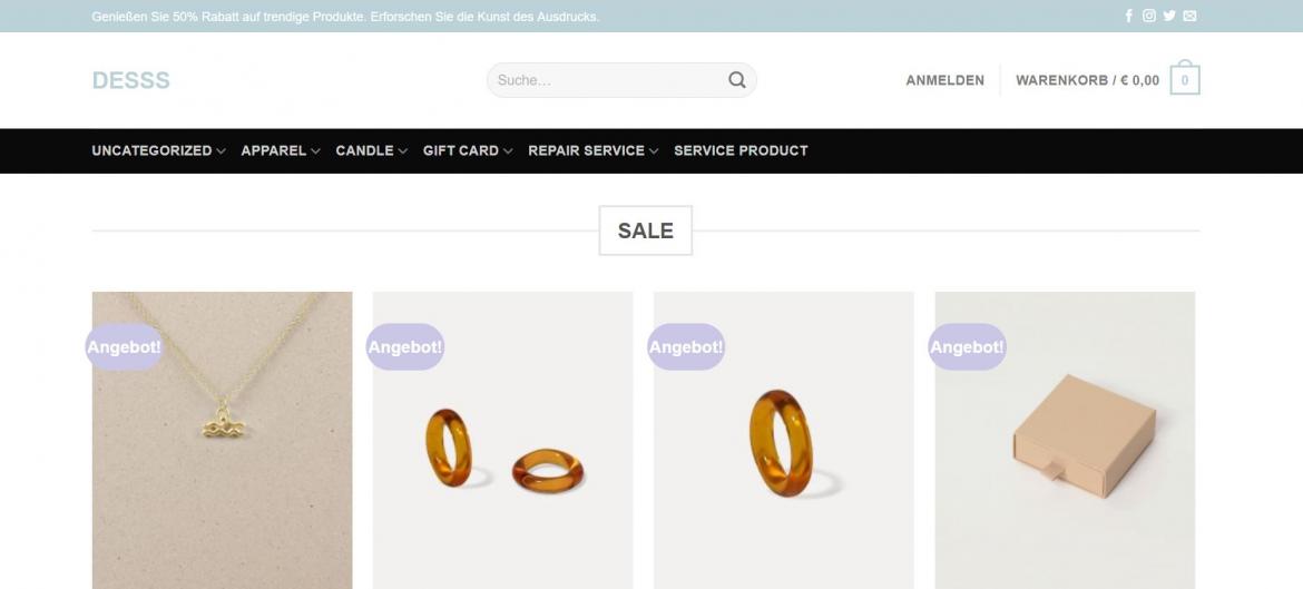 Fake-Shop: desss.shop (2024)