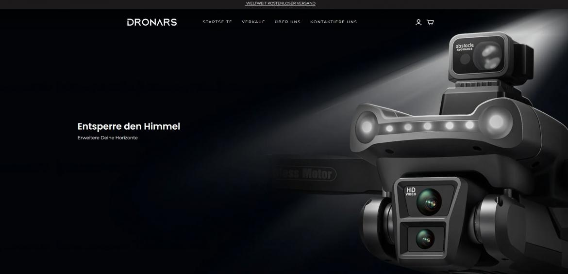 Fake-Shop: dronars.de (2024)