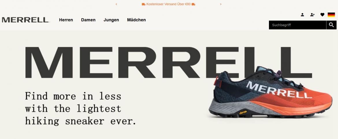 Fake-Shop: fabrikverkaufmerrellschuhe.de (2024)