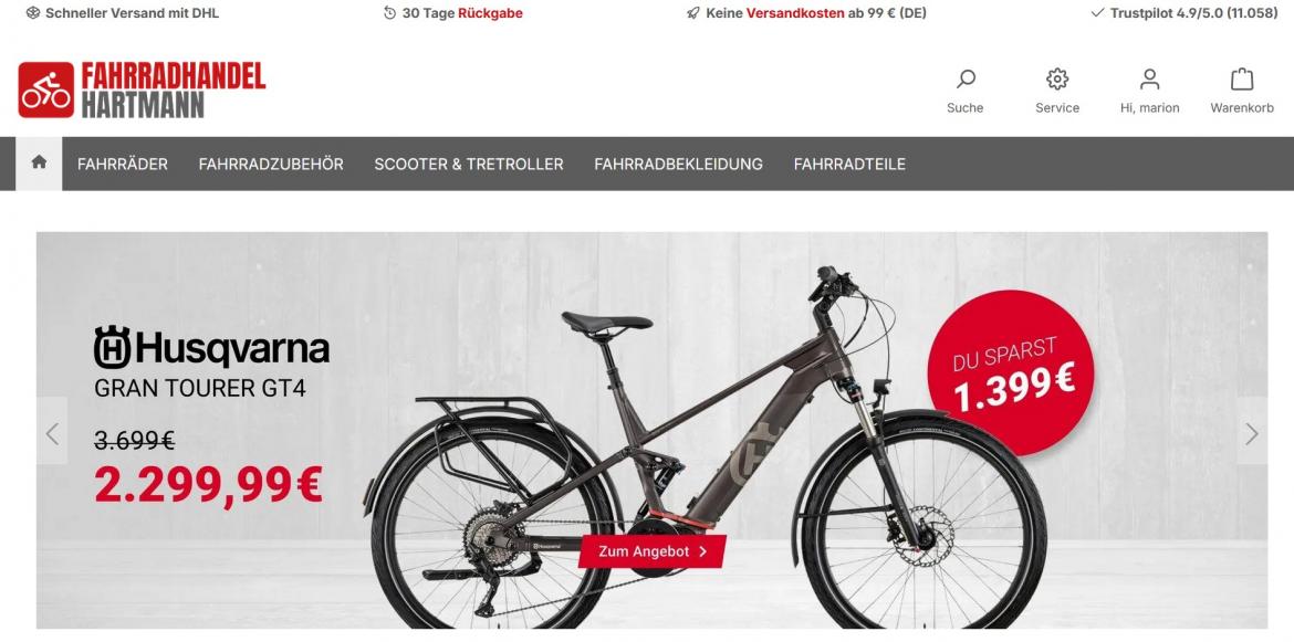Fake-Shop: fahrradhandel-hartmann.de (2025)