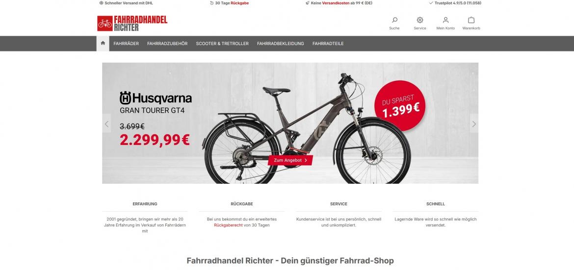 Fake-Shop: fahrradhandel-richter.de (2025)