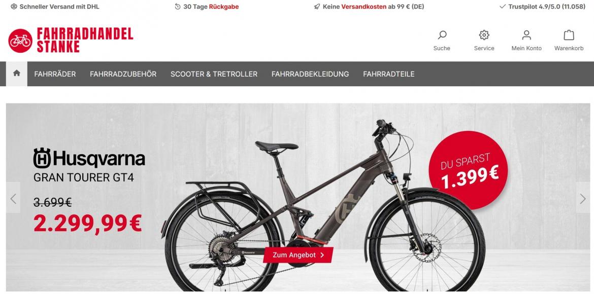 Fake-Shop: fahrradhandel-stanke.de (2025)