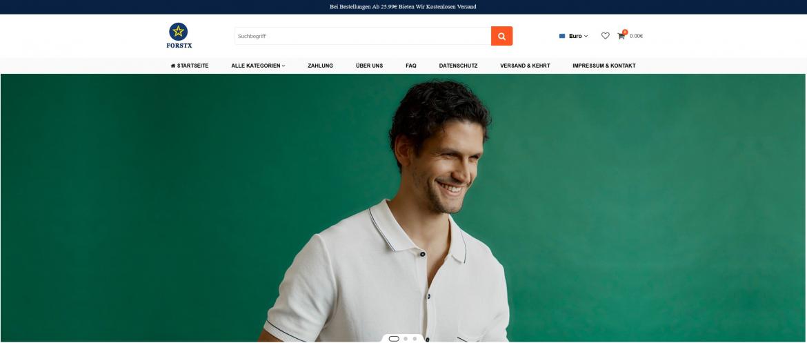 Fake-Shop: forstx.org (2025)