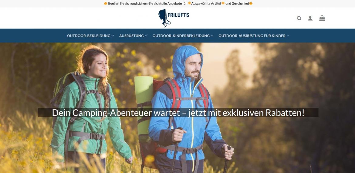 Fake-Shop: friluftswear.com (2025)