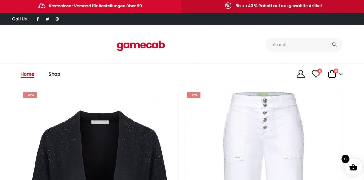 Fake-Shop: gamecabinen.shop (2025)