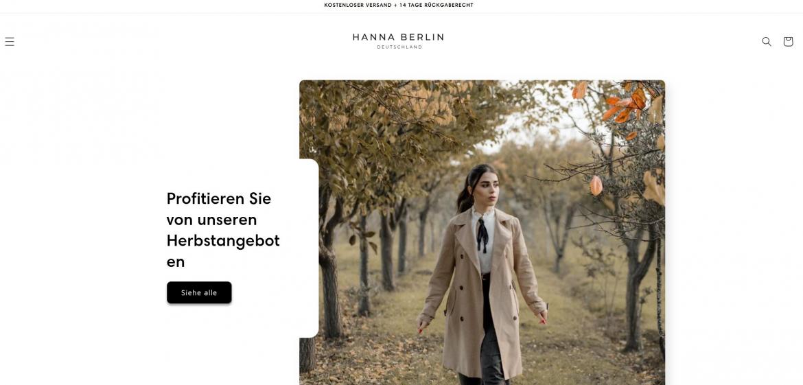 Fake-Shop: hannaberlin.com (2024)
