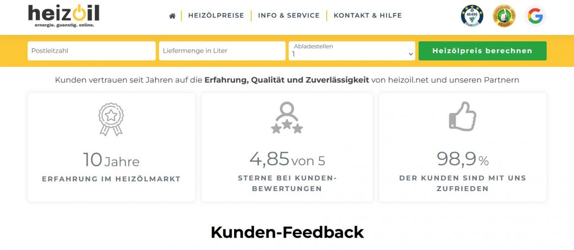 Fake-Shop: heizoil.net (2025)
