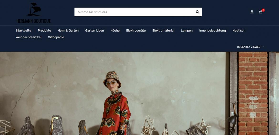 Fake-Shop: hermannboutique.com (2025)