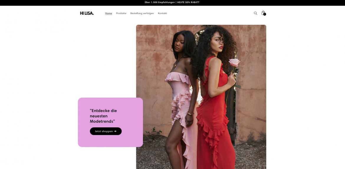 Fake-Shop: hilisa.shop (2024)