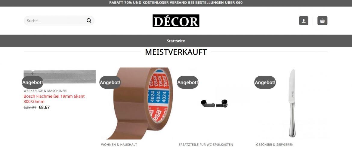 Fake-Shop: homedecorforgermeny.com (2024)