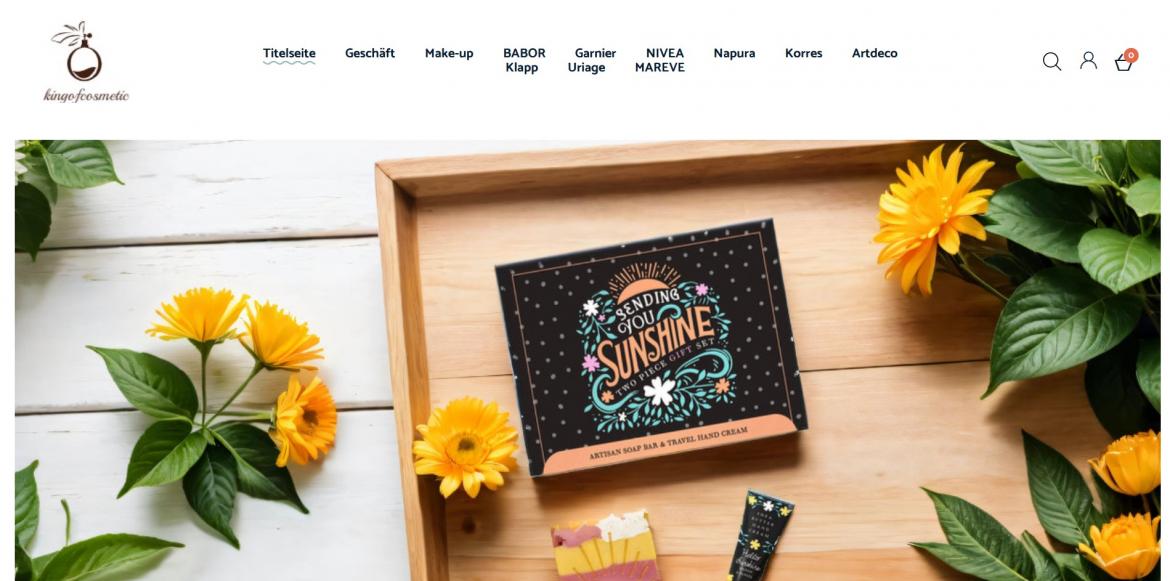 Fake-Shop: kingofcosmetic.com (2025)
