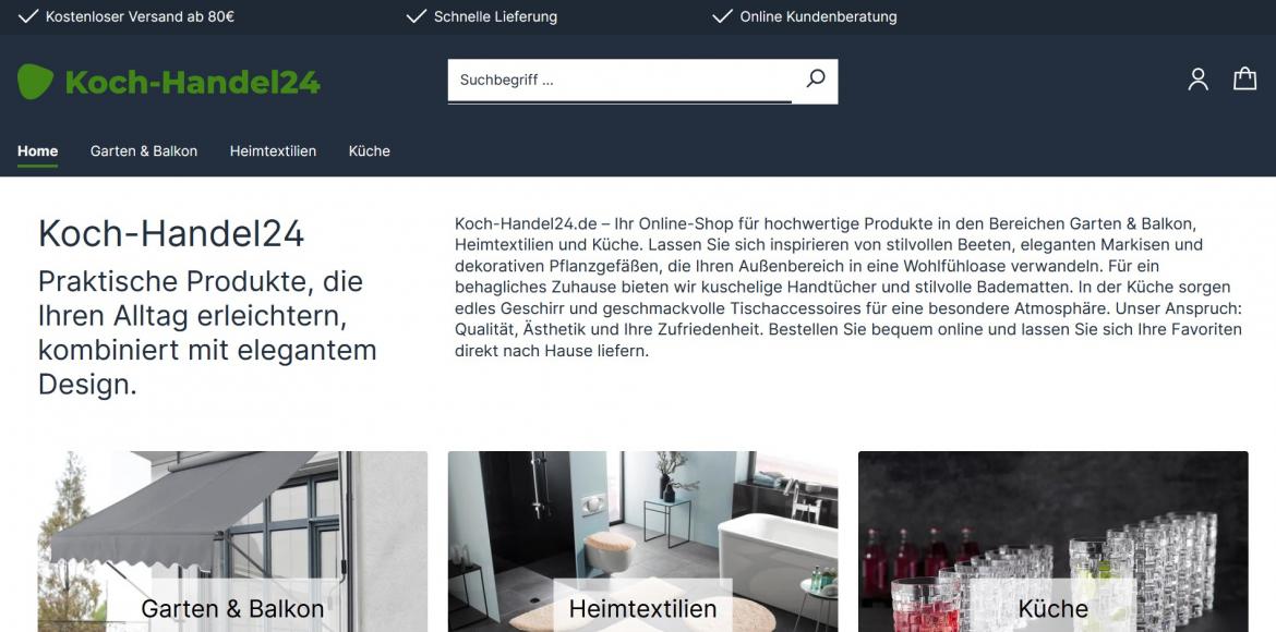 Fake-Shop: koch-handel24.de (2025)