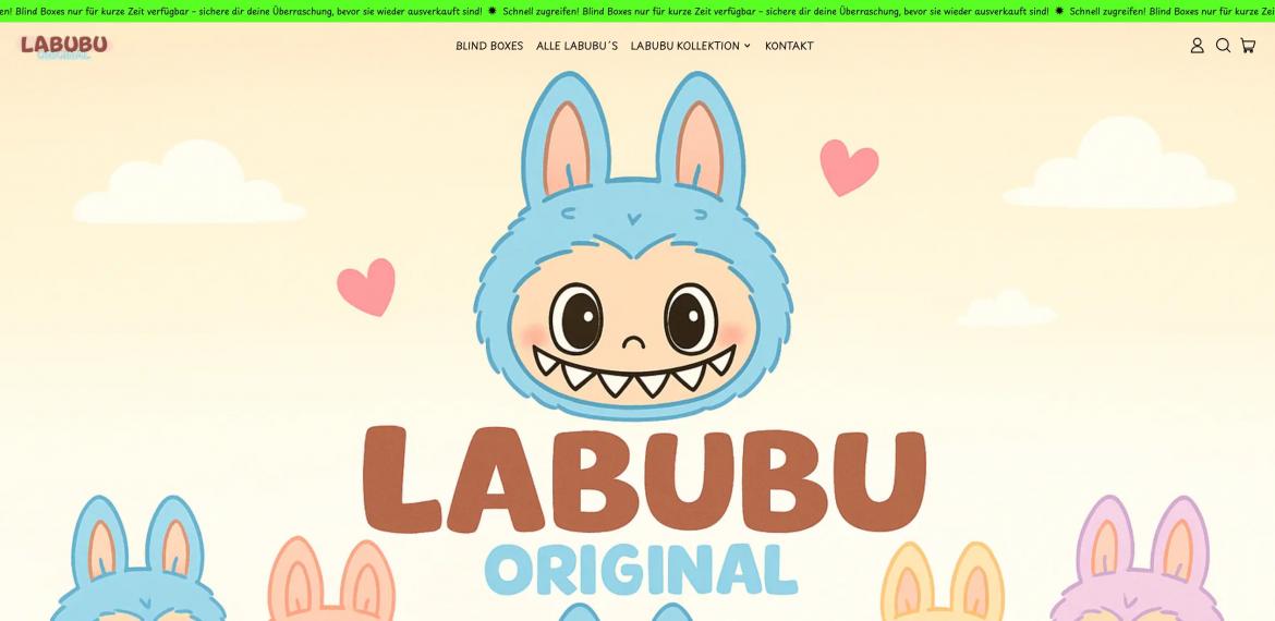 Fake-Shop: labubuoriginal.de (2025)