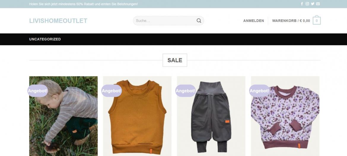 Fake-Shop: livishomeoutlet.shop (2024)
