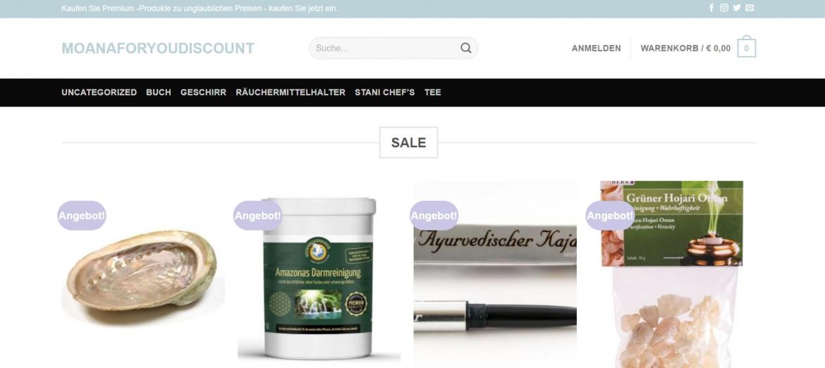 Fake-Shop: moanaforyoudiscount.shop (2024)