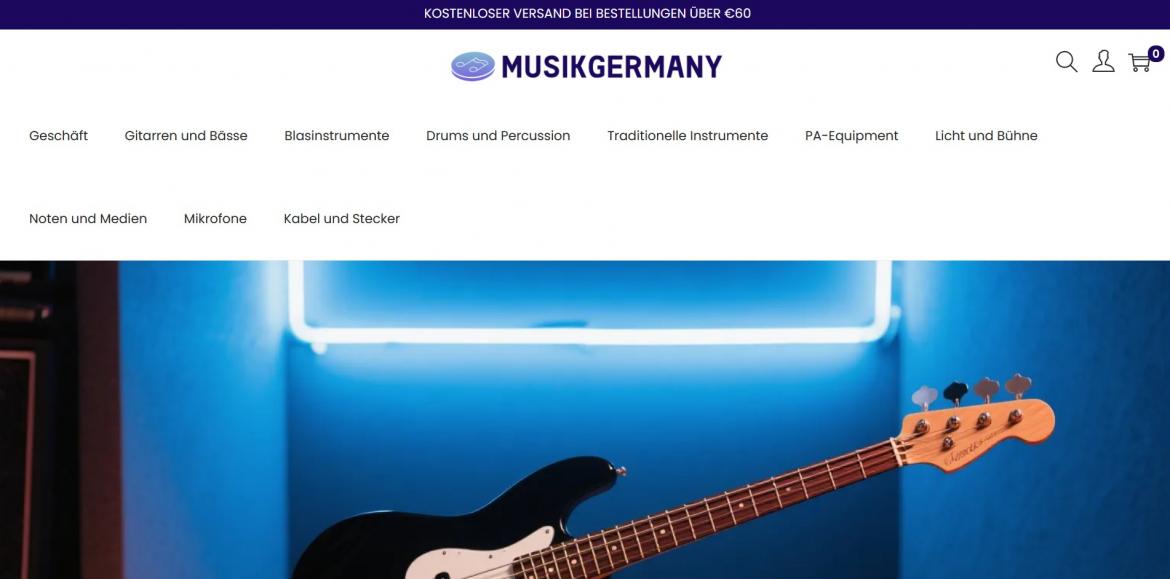 Fake-Shop: musikgermany.com (2025)
