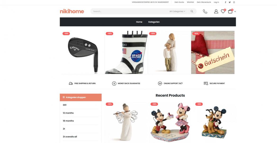 Fake-Shop: nikihome.shop (2024)