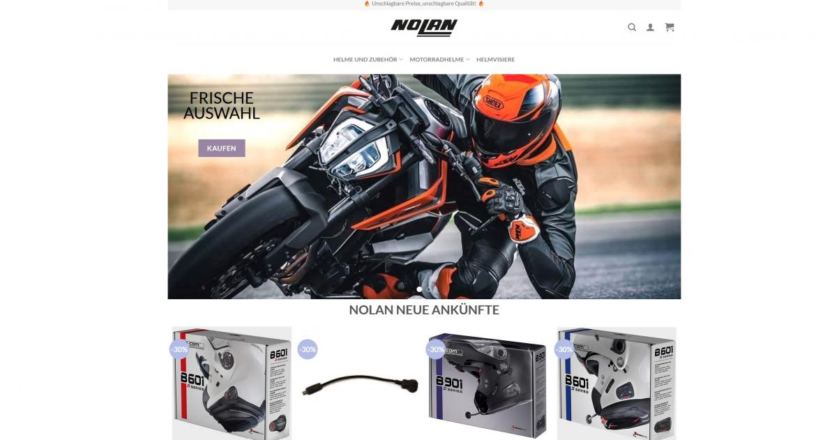 Fake-Shop: nolanmoto.com (2025)