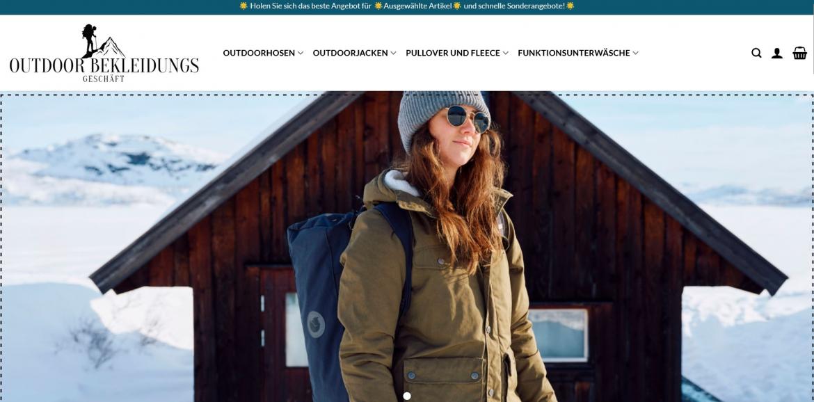 Fake-Shop: outdoor-bekleidung.com (2025)