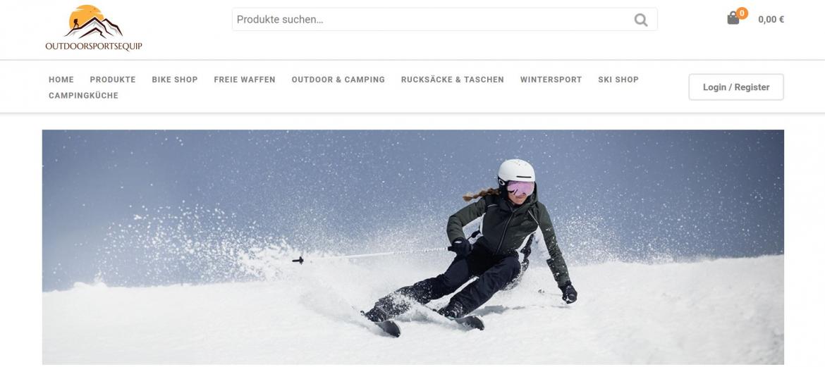 Fake-Shop: outdoorsportsequip.com (2025)