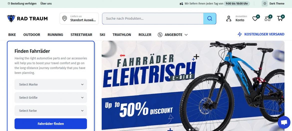 Fake-Shop: radtraum.com (2025)