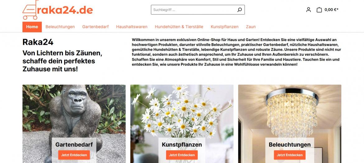 Fake-Shop: raka24.de (2024)