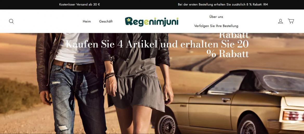 Fake-Shop: regenimjuni.de (2024)