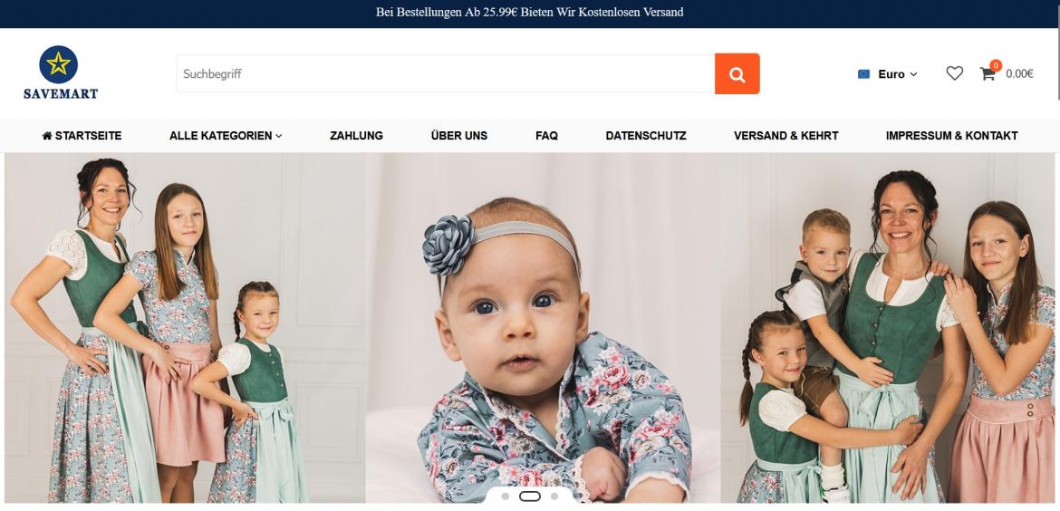 Fake-Shop: savemarthub.com (2025)