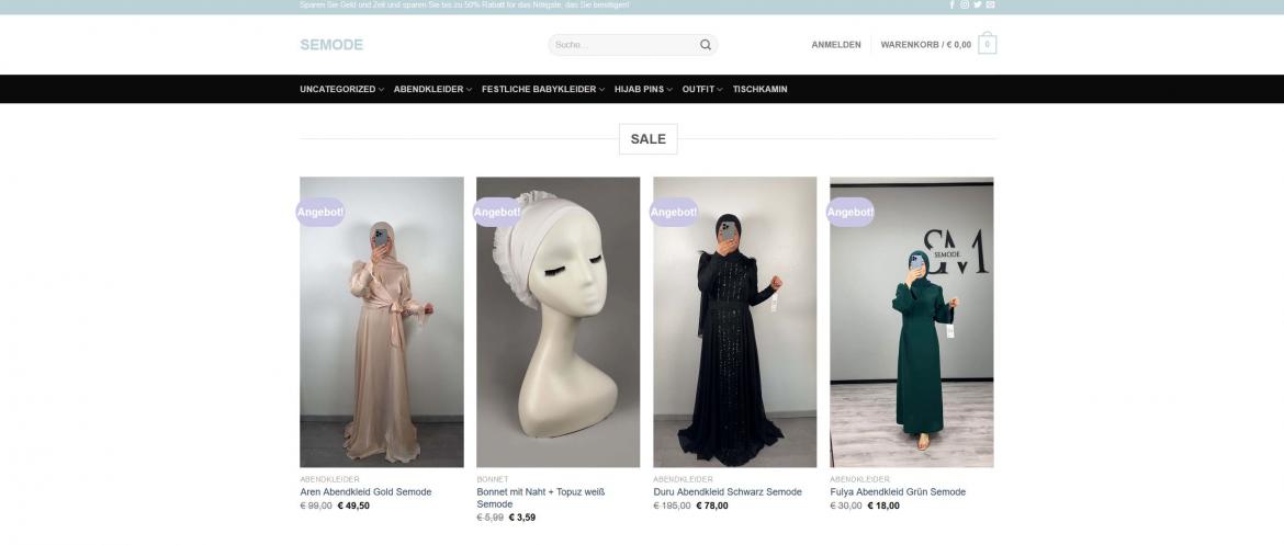 Fake-Shop: semode.shop (2024)