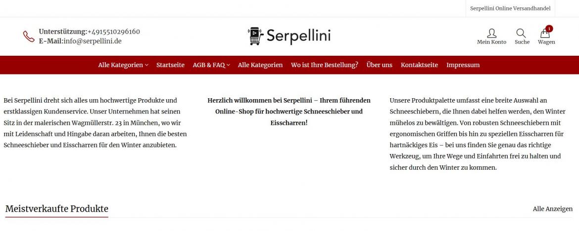 Fake-Shop: serpellini.de (2024)