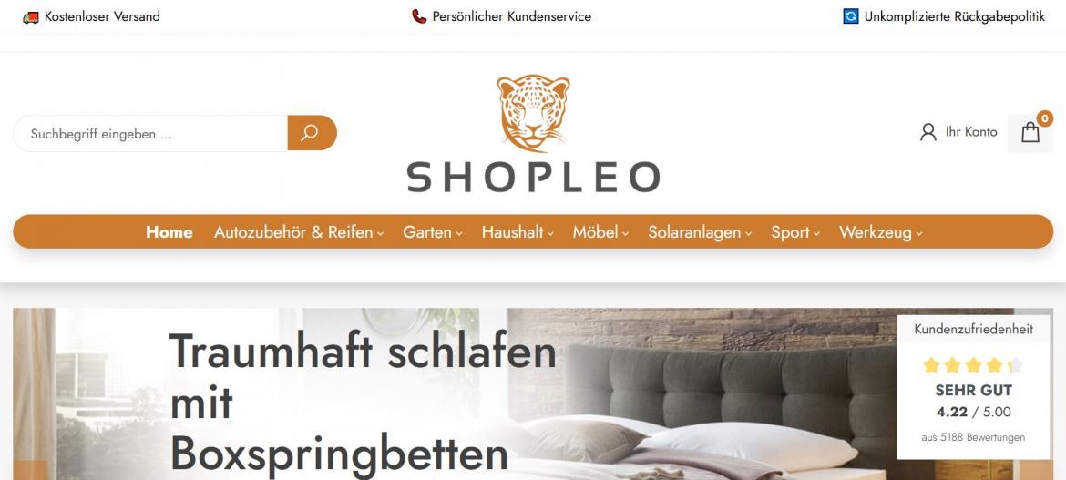 Fake-Shop: shopleo.de (2025)