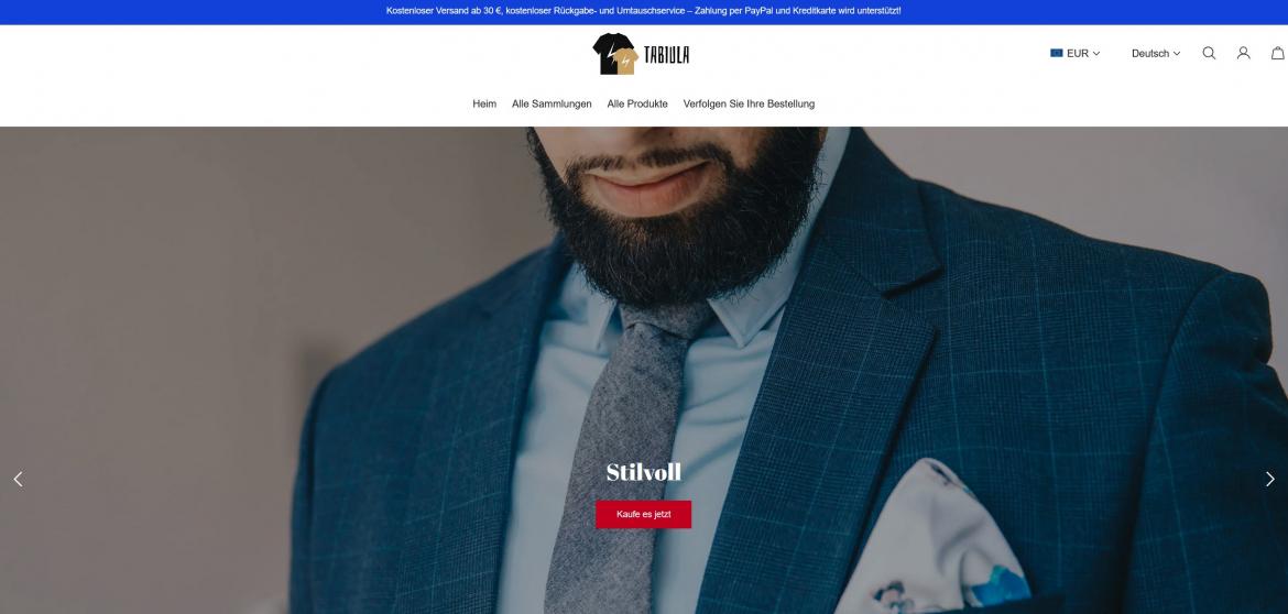 Fake-Shop: tabiula.com (2025)