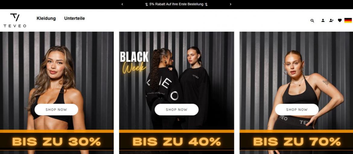 Fake-Shop: teveoshopsdeutschland.com (2025)