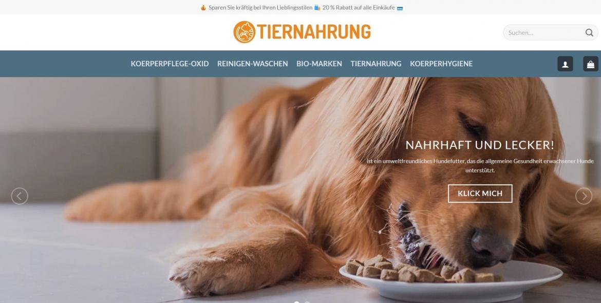 Fake-Shop: tierfuttergeschaft.com (2025)