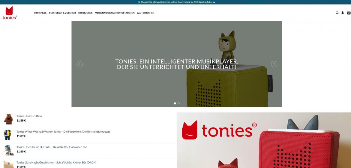Fake-Shop: toniesverkaufe.com (2025)