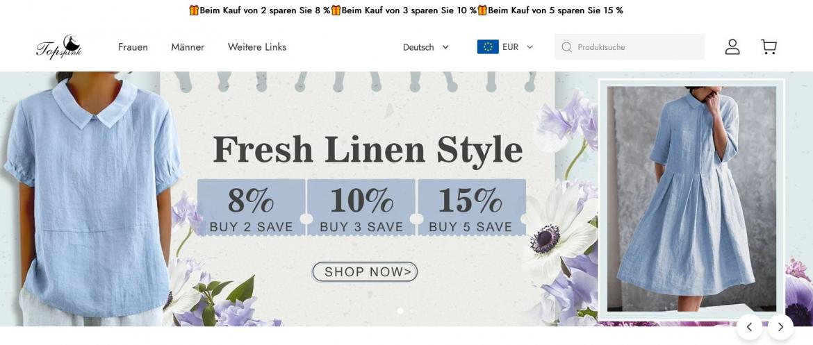 Fake-Shop: topspink.com (2024)