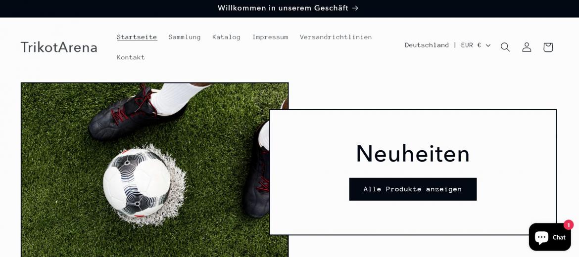 Fake-Shop: trikotarena.com (2024)