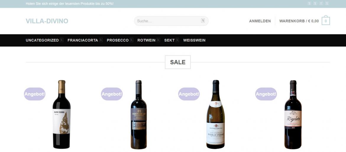 Fake-Shop: villa-divino.shop (2024)