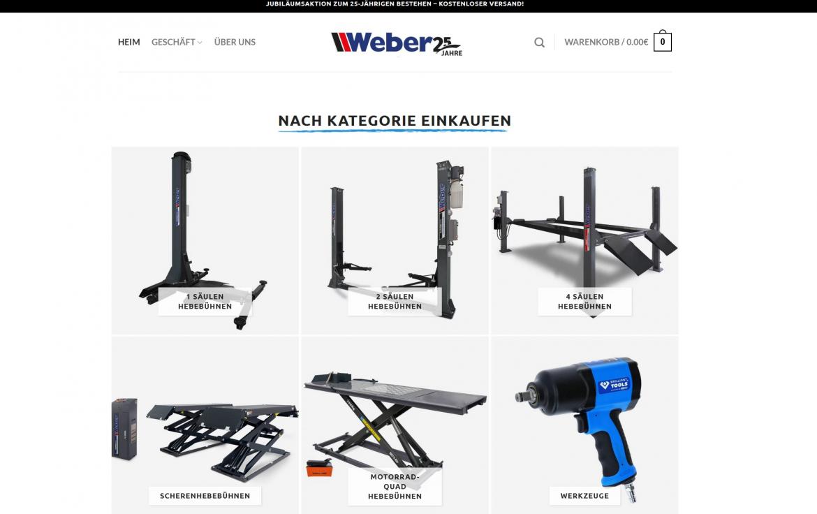 Fake-Shop: weber-werkstatt.com (2025)