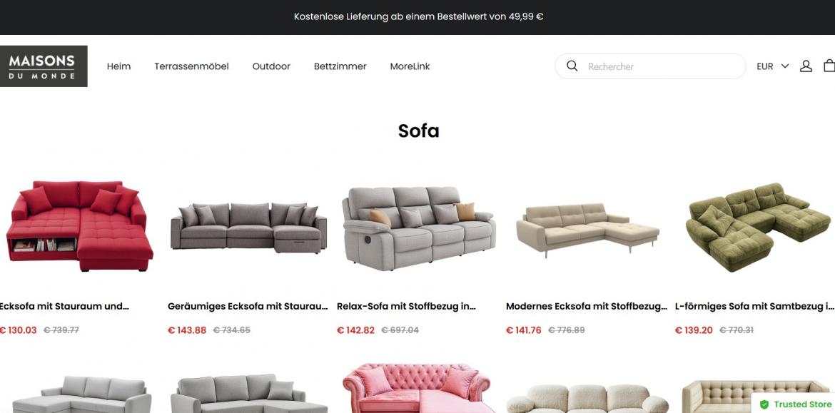 Fake-Shop: wohnmoment.com (2025)