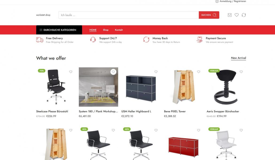 Fake-Shop: workstatt.shop (2025)