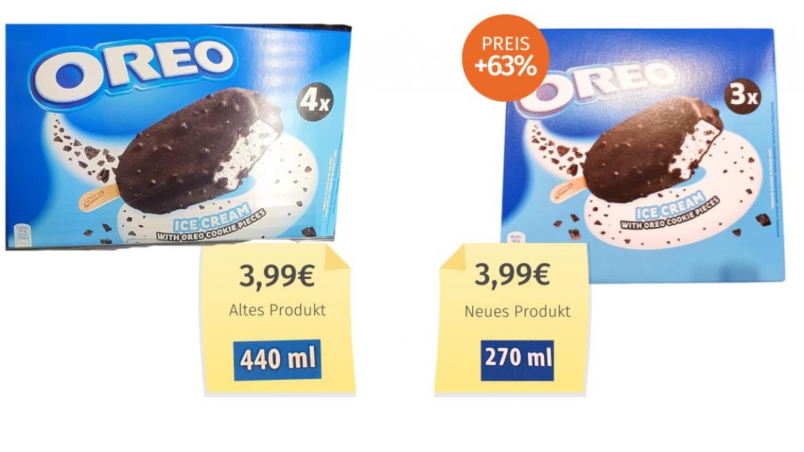 Oreo Stieleis (2023) Alt-Neu-Vergleich