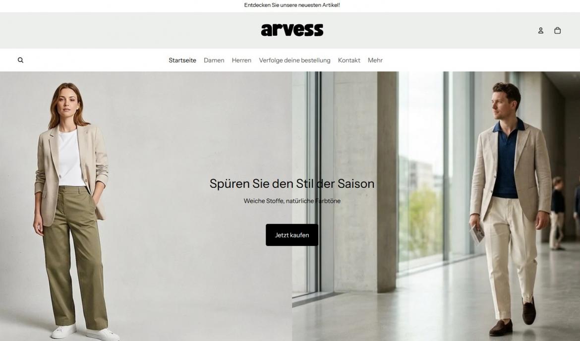 China-Shop: arvess.de (2026)