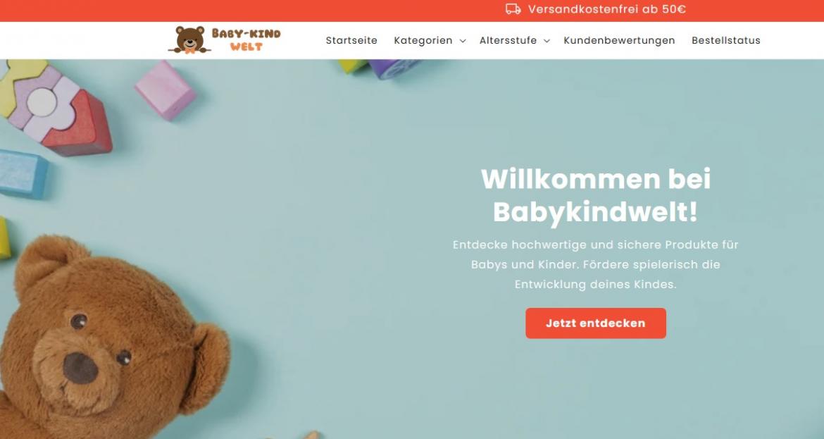 China-Shop: babykindwelt.de (2026)