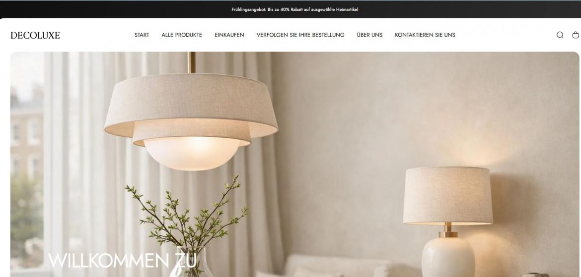 China-Shop: decoluxe.co.uk (2026)