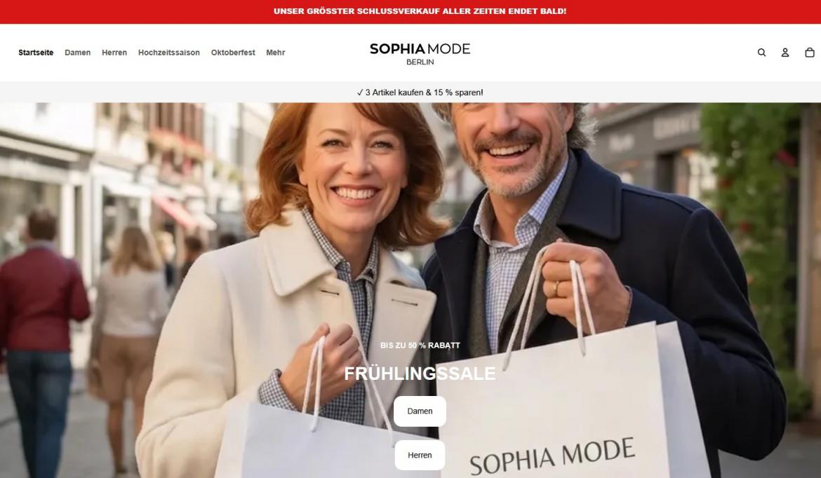 China-Shop: sophiamode.de (2026)